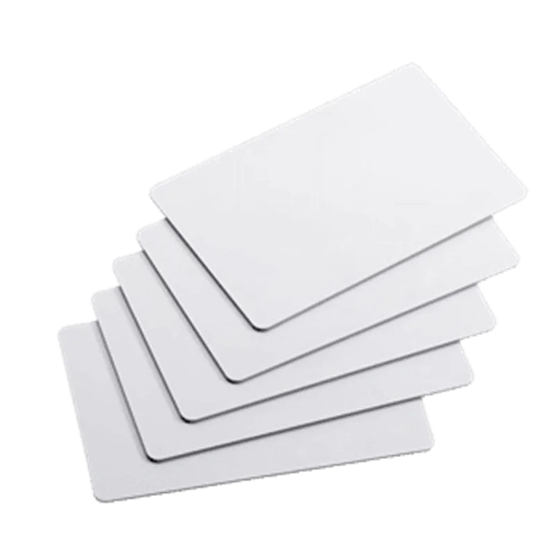 کارت PVC ساده سفید 500 میکرون