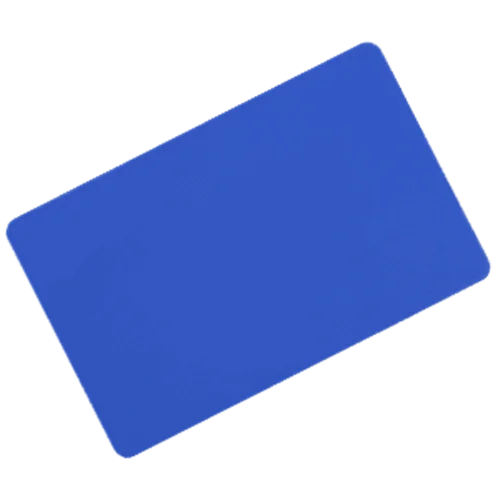 کارت PVC ساده آبی