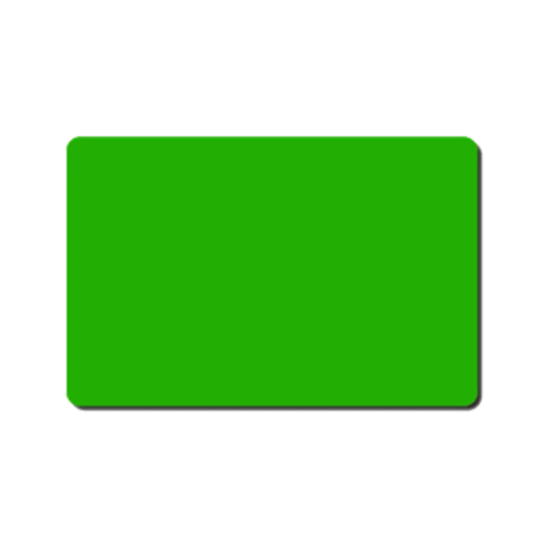 کارت PVC ساده سبز